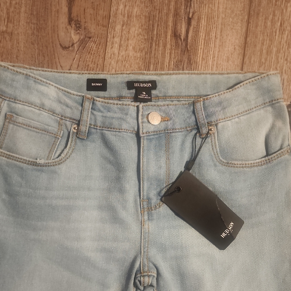 Hudson Kids Jeans Skinny Light Blue Denim